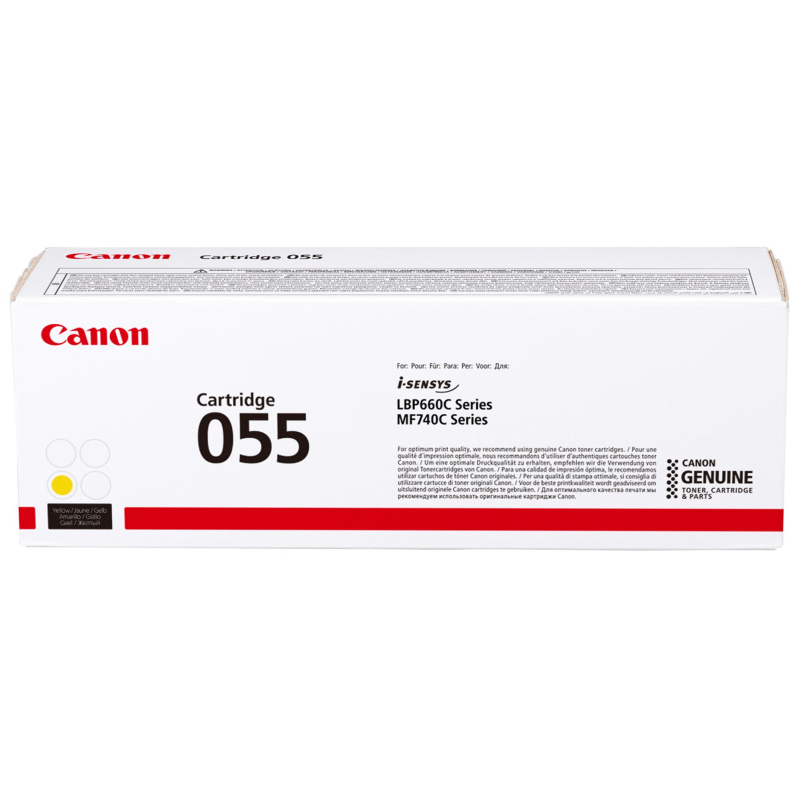 Картридж лазерный Canon 055 Y 3013C002 жел. MF746Cx/LBP664Cx 1054935
