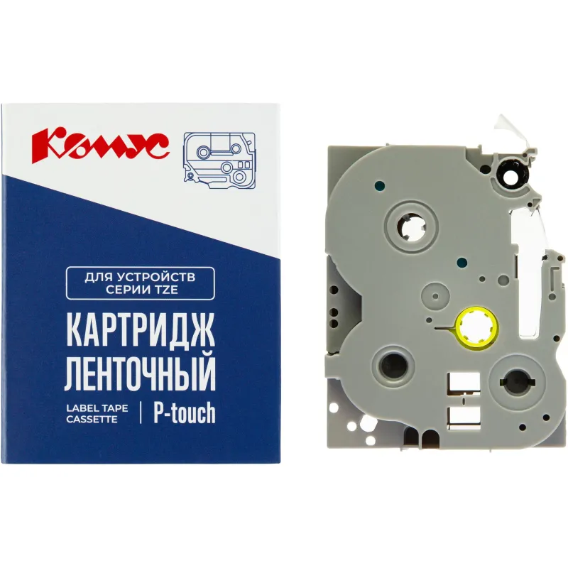 Картридж Комус TZE-721(Brother TZE-721 черный на зеленом,9мм/8м) 1944144 RL-B-T721P-BK/GR-9MM*8M