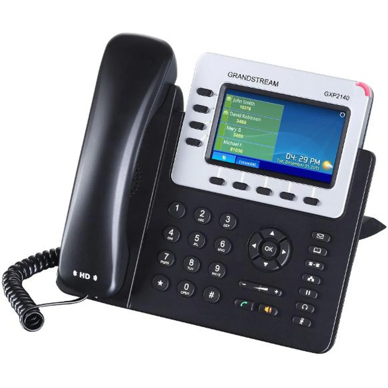 IP-телефон Grandstream GXP2140,4 SIP аккаунта, 4 линии, цветной LCD 2370214