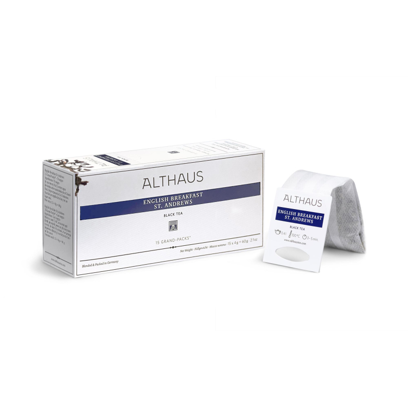 Чай Althaus Grand Pack English Breakfast St. Andrews для чайника, 15пак 1557487