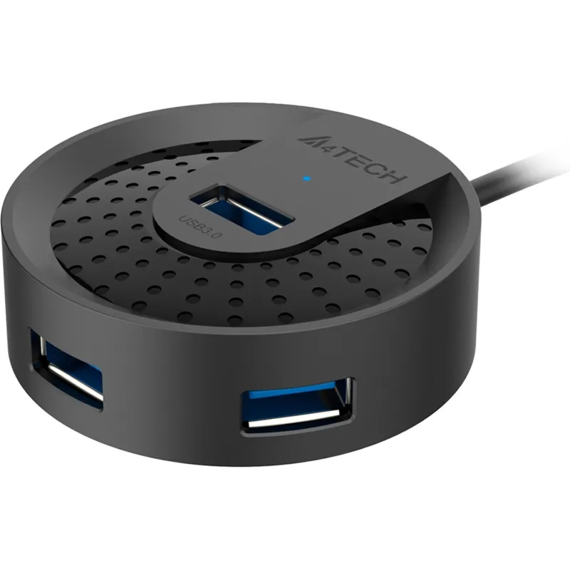 Разветвитель USB 3.0 A4Tech HUB-30C 4порт. черный 1992592