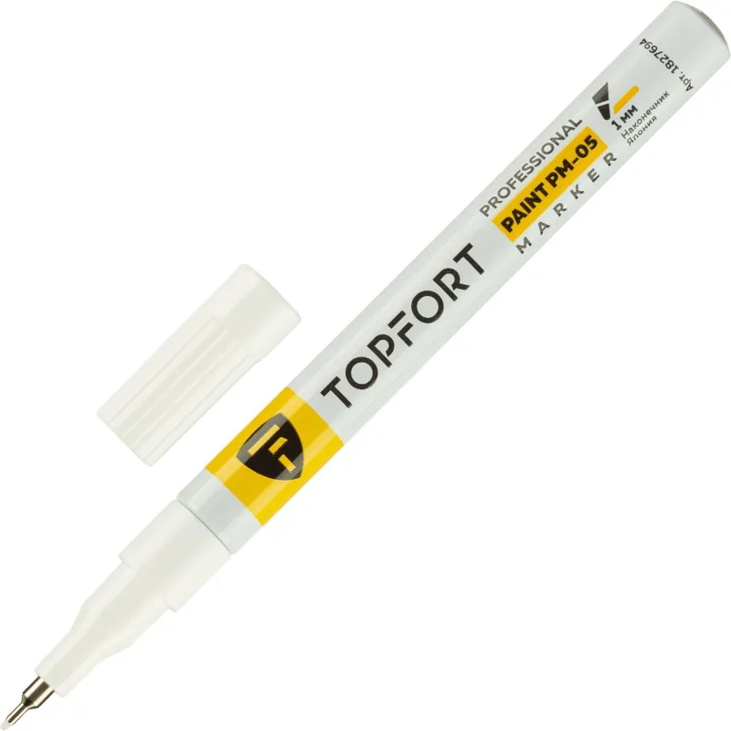 Маркер лаковый TOPFORT Paint 1 мм белый 1827694 ZP1103