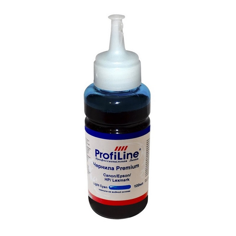 Чернила Premium для Canon/Epson/HP/Lexmark св. гол. 100 мл вод. ProfilLine Profiline 848296