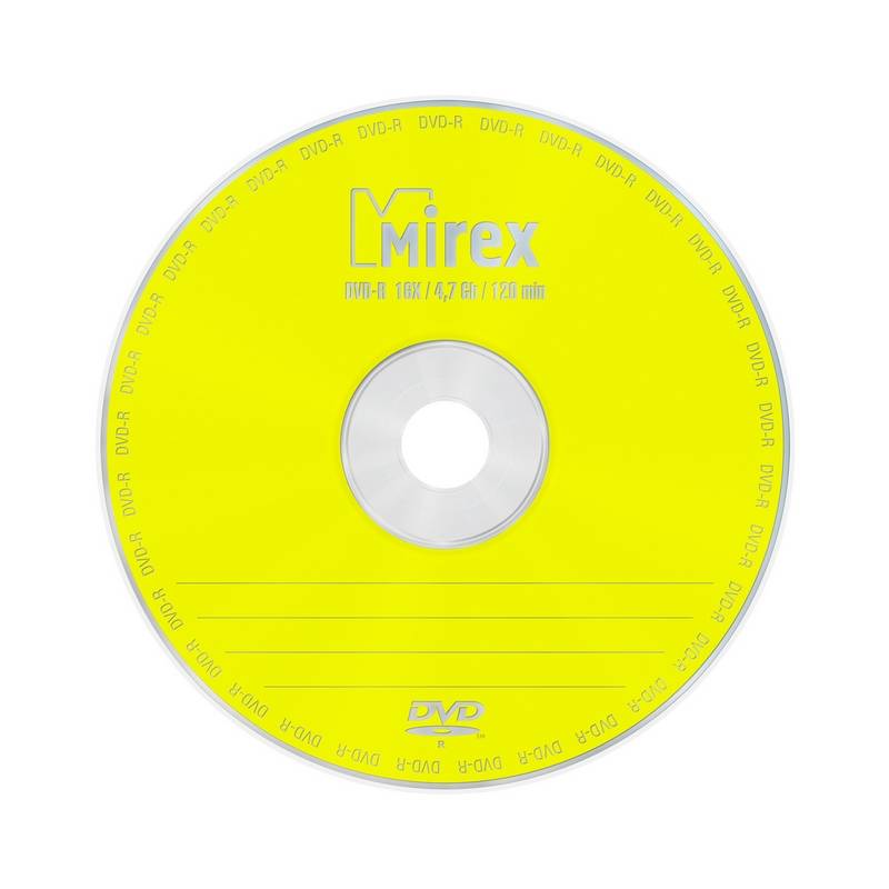 Диск DVD-R 16x Mirex/1 UL130003A1C 1200921