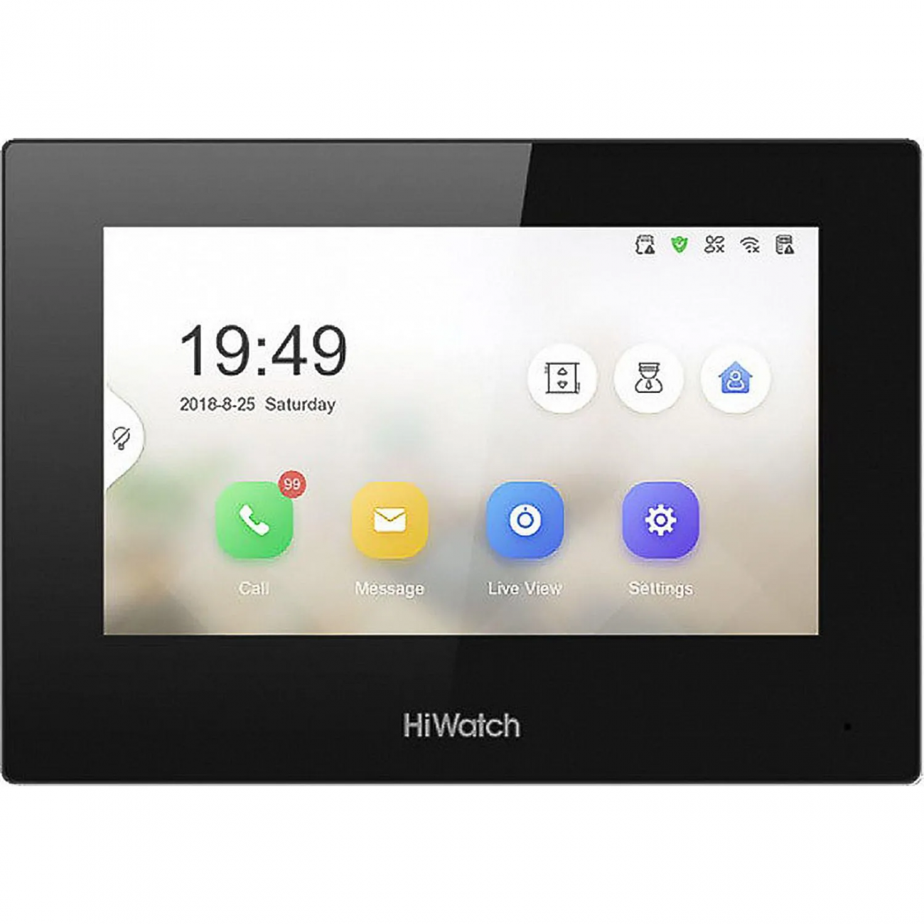 Монитор IP-видеодомофона HiWatch VDP-H2211B 7/1024 x 600/PoE 2015530