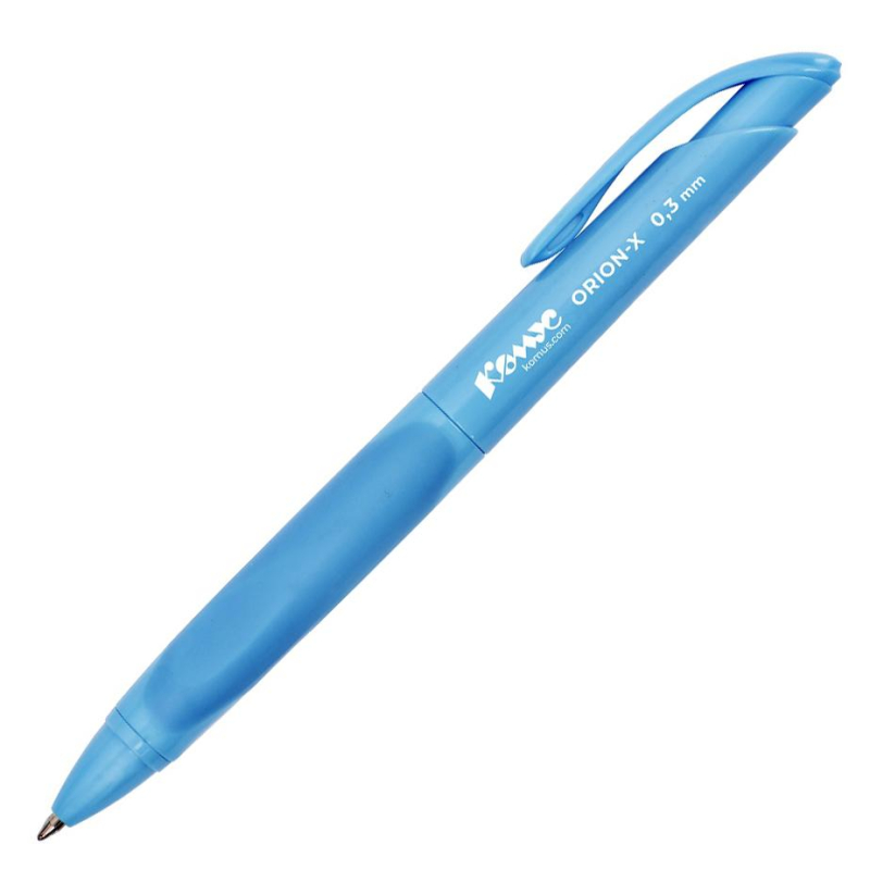 Ручка шариковая автомат. Комус Orion-X 0,3мм син,манж,KB179800 1565930 KB175200