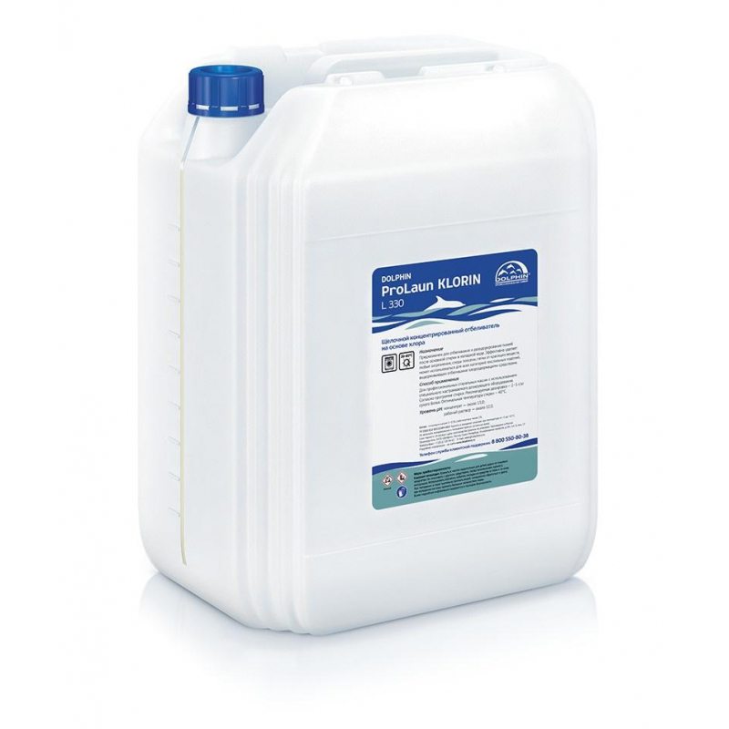 Профхим д/стирки низкотемп.кислород.отбеливатель Dolphin/ProLaun Klorin,20л 1397469 L330-20