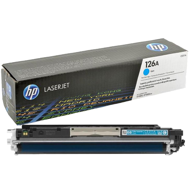 Картридж лазерный HP 126A CE311A гол. для LJ CP1025 186913