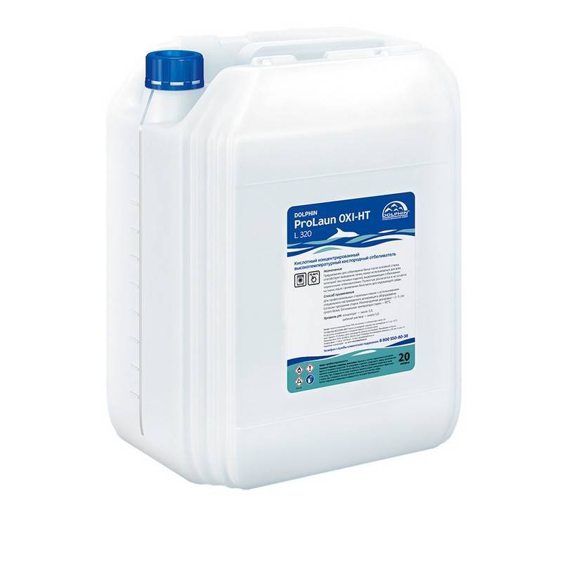 Профхим д/стирки высокотемп.кислород.отбеливатель Dolfin/ProLaun Oxi-HT,20л Dolphin 1125906 L320-20