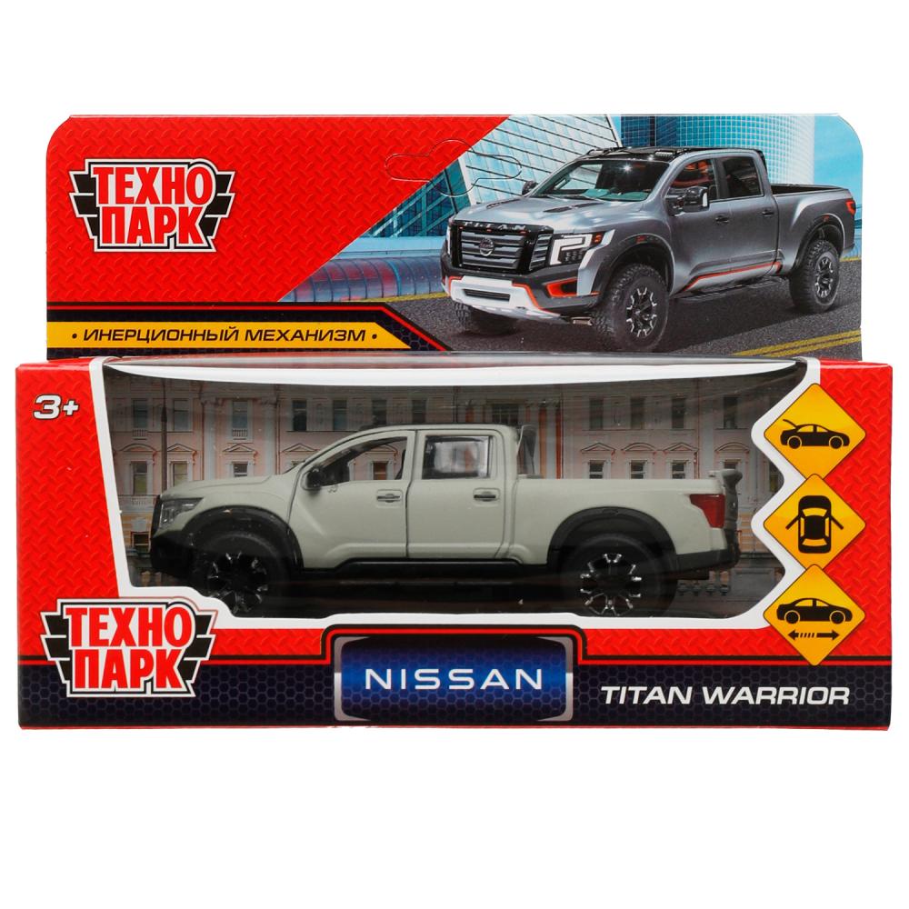 Машина металл Ниссан Титан матовый, 12,5 см. Технопарк TITAN-13MAT-GY