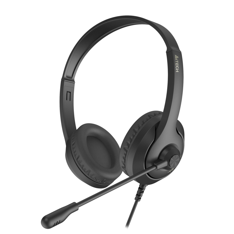 Гарнитура A4Tech Fstyler (FH100I (STONE BLACK)) черный 1.8м накладные 1729852