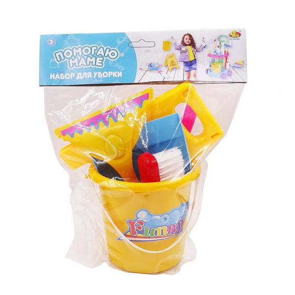Игровой набор "Помогаю маме" Генеральная уборка, 7 предметов ABtoys (АБтойс) PT-01226