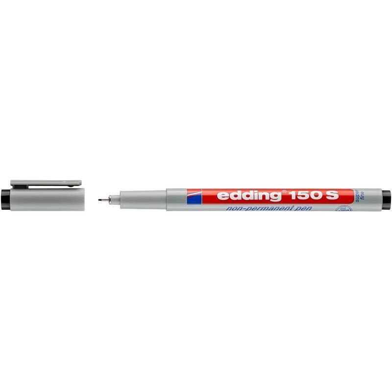 Маркер для глянц.поверх. EDDING E-150/1 S черный 0,3мм стираемый 537637