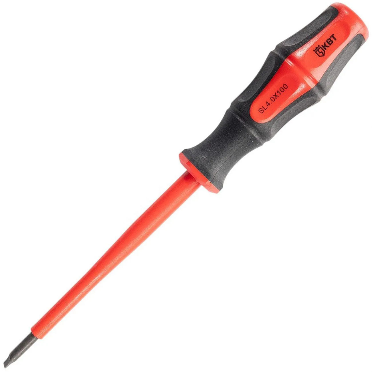 Отвертка диэлектрическая SL4.0x100 серия ПРОФИ (КВТ) 78609 2370669