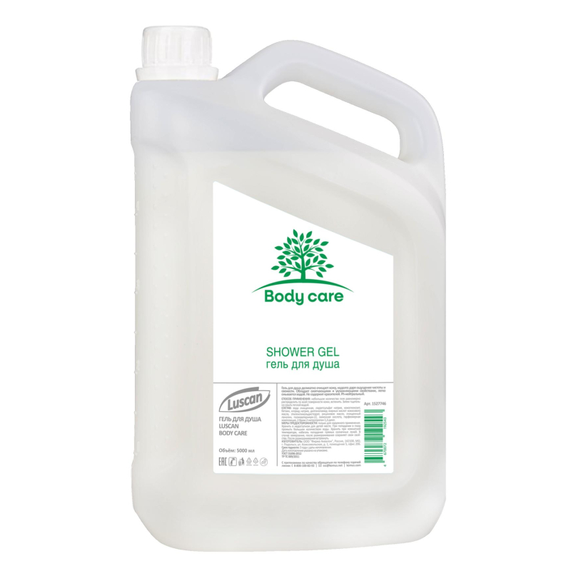 Гель д/душа Luscan Body care, канистра 5000 мл 1527746