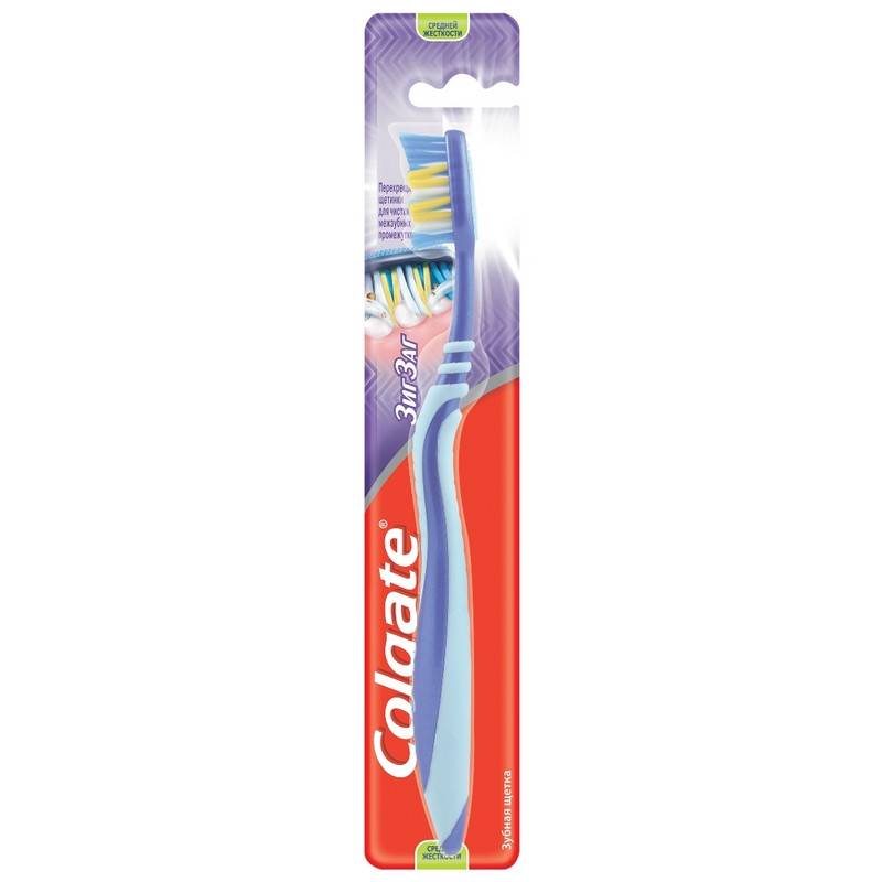 Зубная щетка Colgate ЗигЗаг средняя жесткость 351077