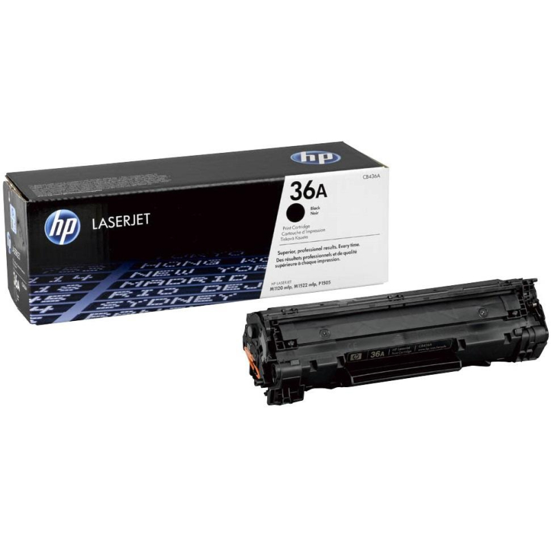 Картридж лазерный HP 36A CB436A чер. для LJ М1522/М1120 110496