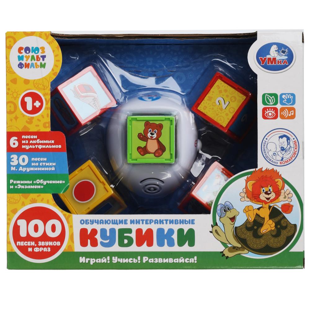 Обучающие интерактивные кубики, Дружинина: 100 песен, фраз, звуков УМка HT777-R (36)