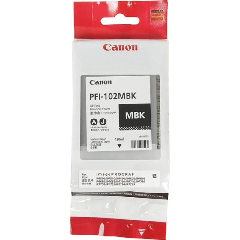 Картридж струйный Canon PFI-102МBK(0894B001/894B003)мат.чр.д/IPF500/600/700 239336