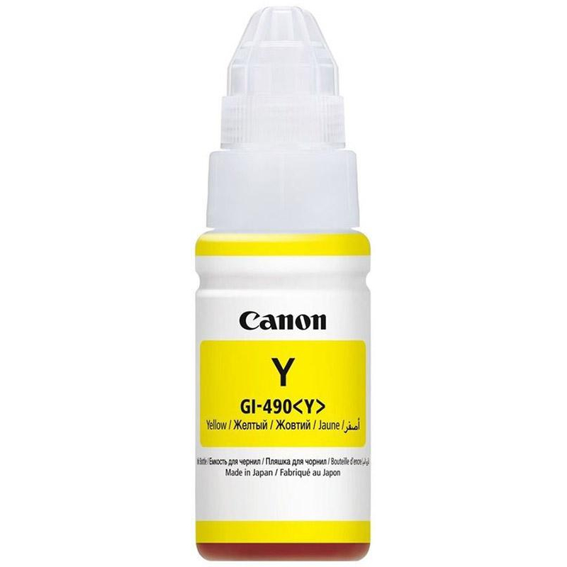 Чернила Canon GI-490Y (0666C001) жел. для G1400/2400/3400 555997