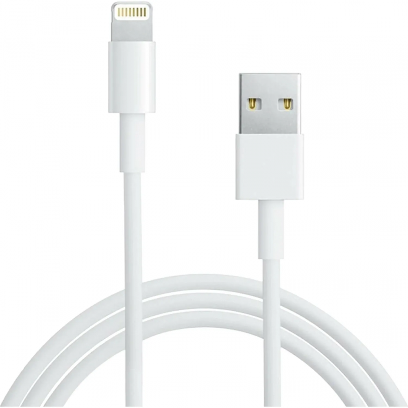 Кабель REXANT USB-A - Lightning, 2,4А, 2м, ПВХ, белый (18-1125) 2334672