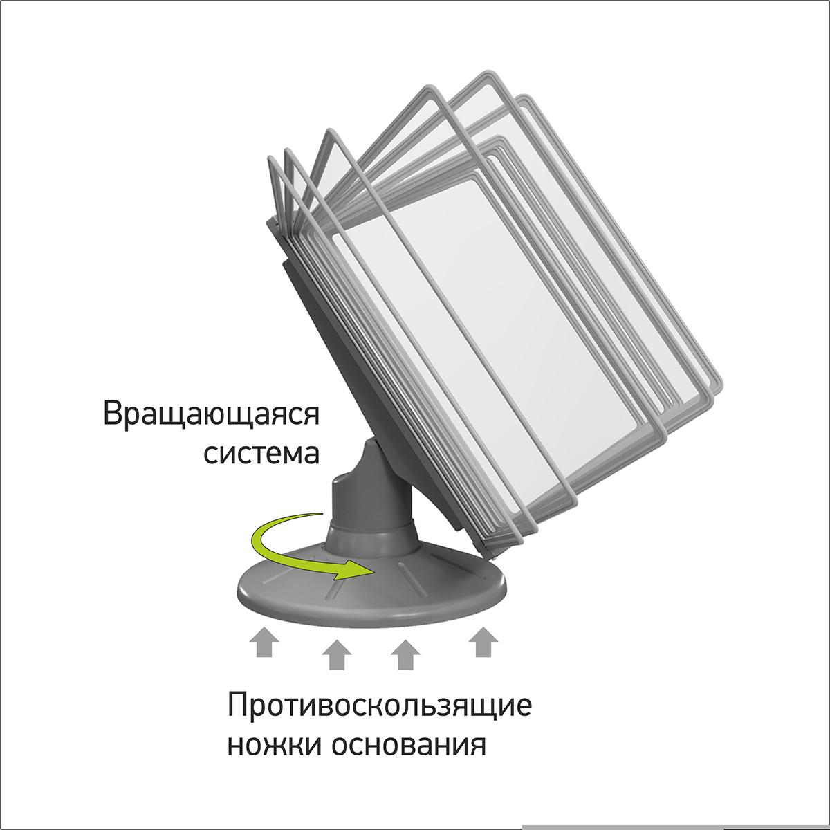 Демосистема настольная Promega office А4, 10 панелей, серый 1778155 4111
