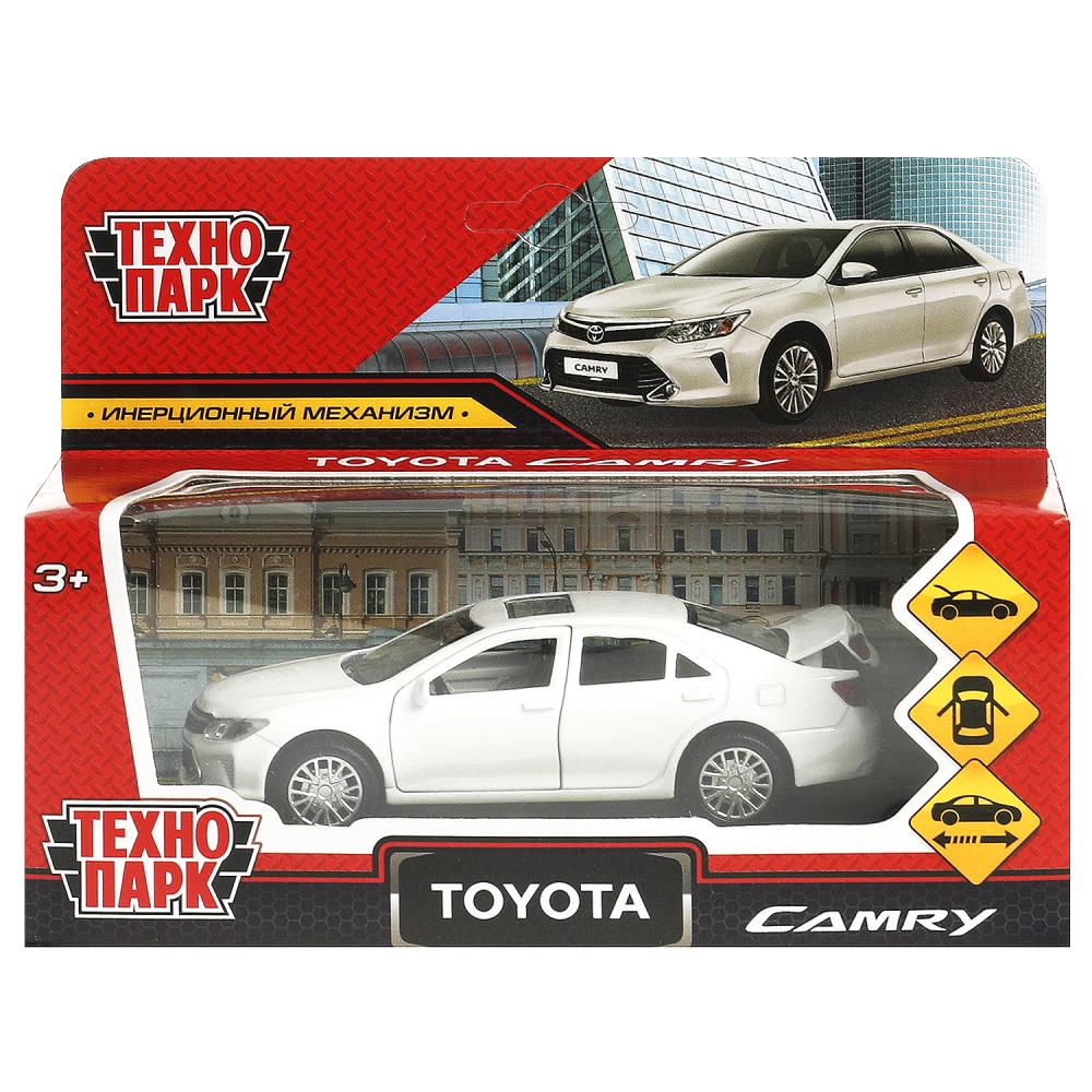 Машина металлическая Тойота Камри 12 см. инерц. белый Технопарк CAMRY-12-WH