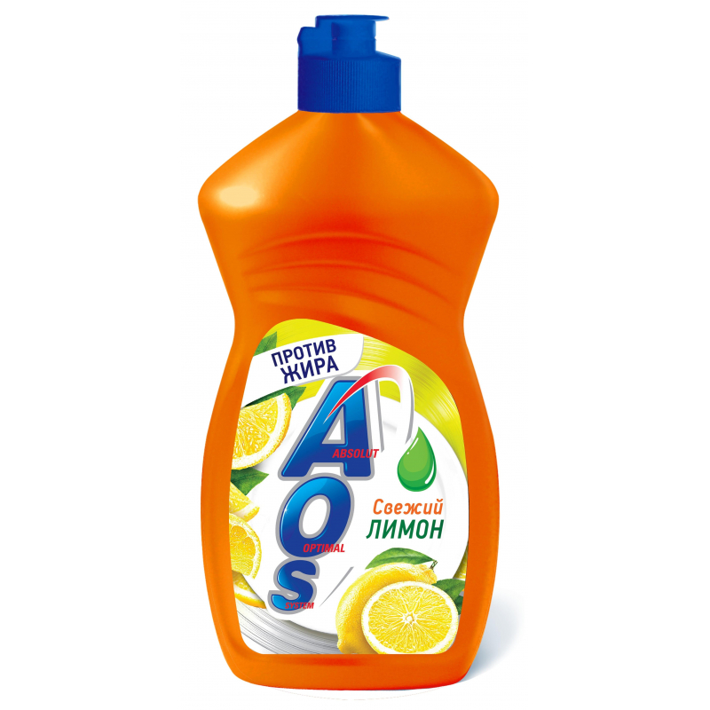 Ср-во д/мытья посуды AOS Лимон 450г 1462003