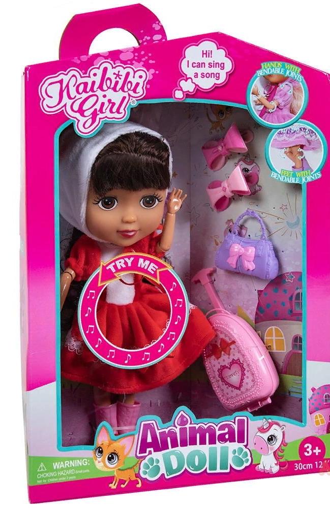 Кукла Kaibibi-animal Кошечка, 30 см, звук AbToys BLD280-1