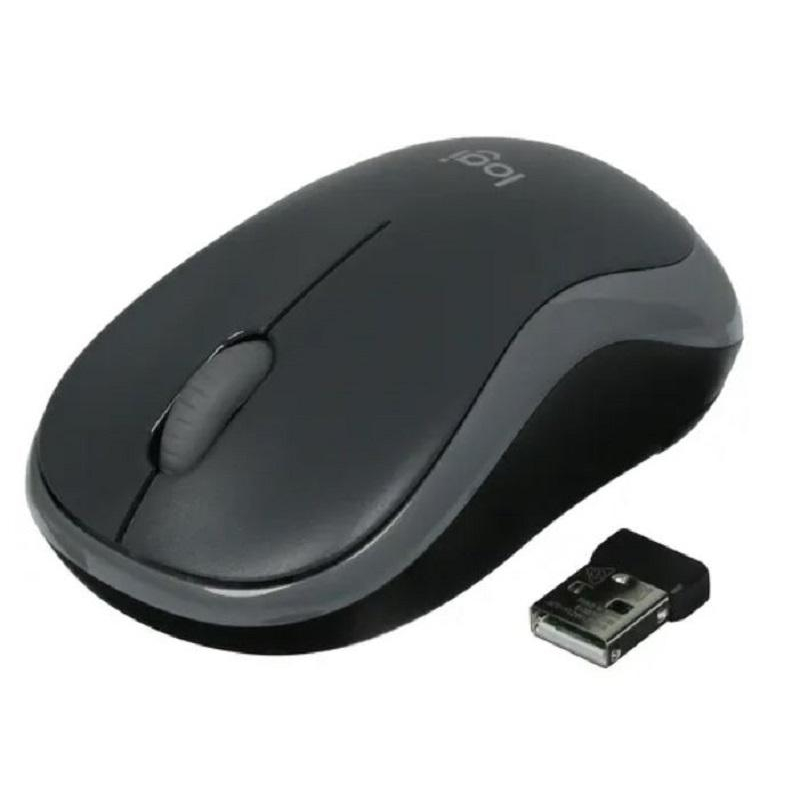 Мышь компьют. Logitech USB OPTICAL WRL M185 GREY 1723465 910-002252