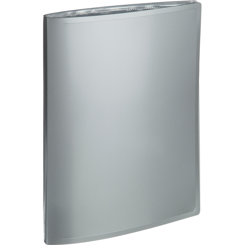 Папка файловая 40 файлов Attache Metallics А4, 800мкм, этикетка, серый 1688146