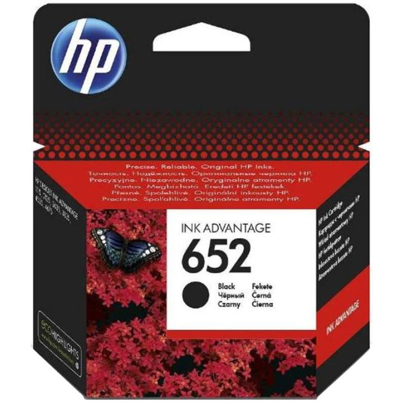Картридж струйный HP 652 F6V25AE чер. для DJ 2135/3635/3775/3785/3835 508012