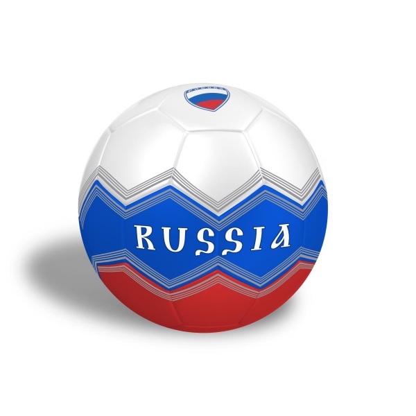 Мяч футбольный Россия, пвх 1 слой, камера резина, маш.обр. 5 р. Next SC-1PVC300-RUS-2 (50)