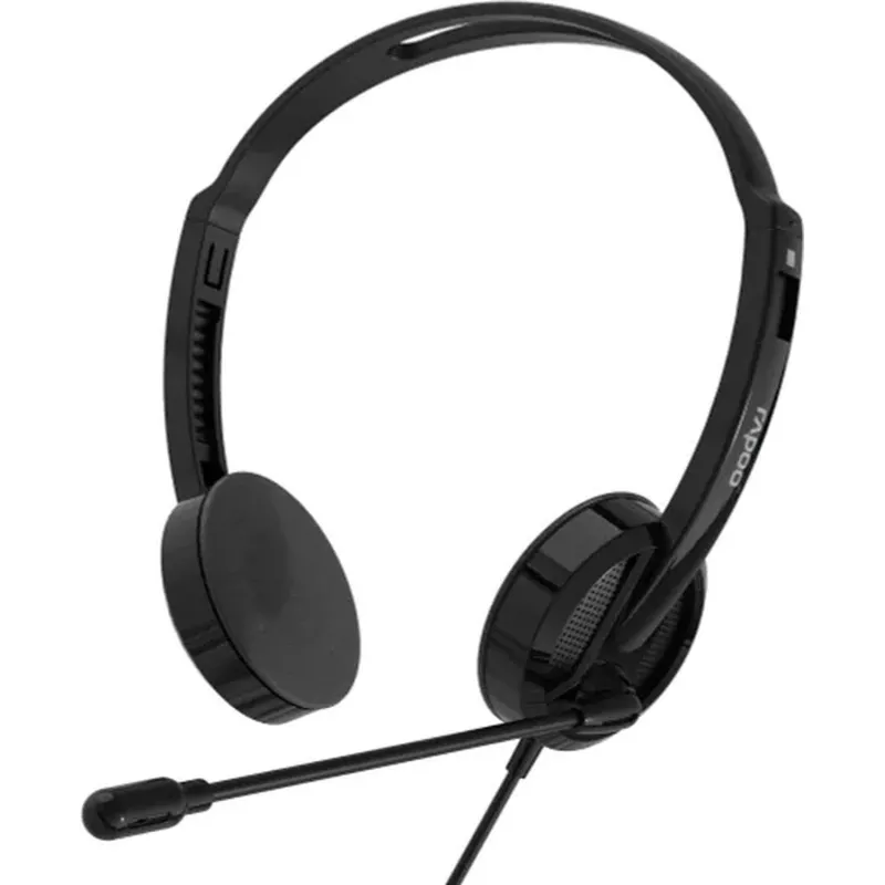 Гарнитура RAPOO (H101) проводная черная 2138566