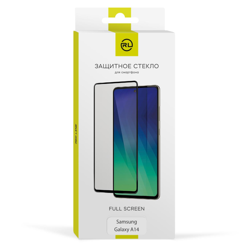 Защитное стекло Red Line УТ000035053 Samsung Galaxy A14 FullGLUE черный 1874854