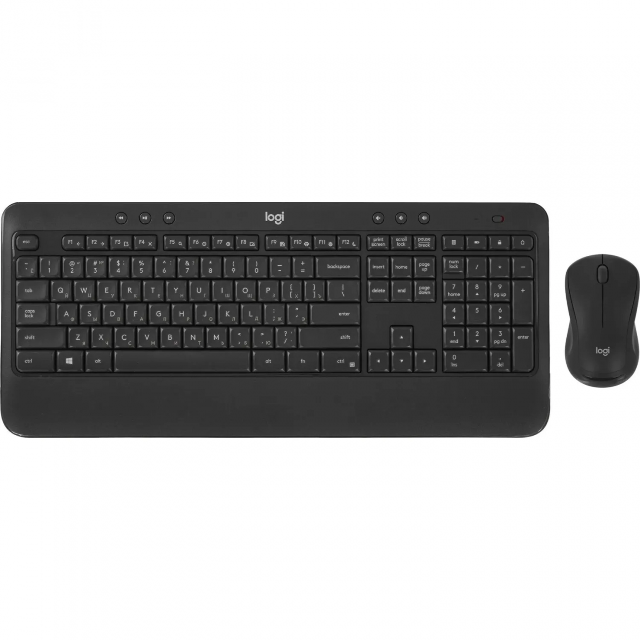 Набор клавиатура+мышь Logitech MK540,черный,USB беспров slim(920-008691) 2374284