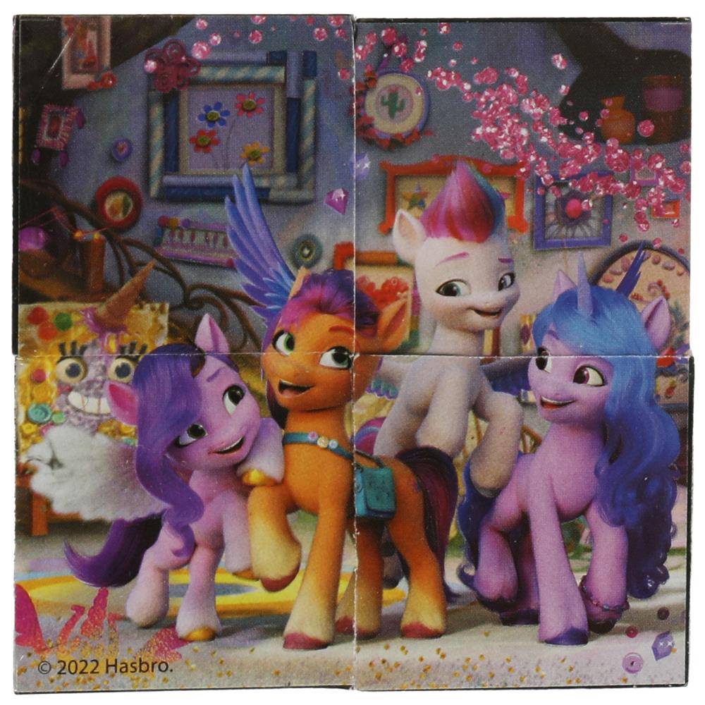 Набор кубиков Мой Маленький Пони (4 шт.) 8х8 см. Умные игры 01318-MLP