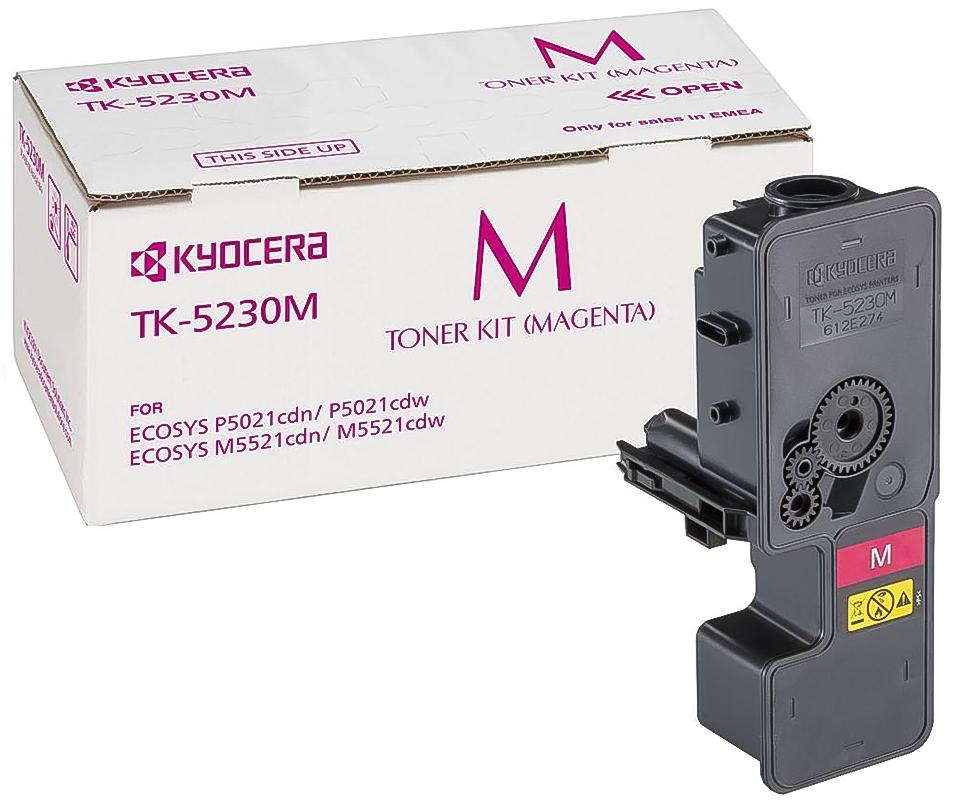 Тонер-картридж Kyocera TK-5230M (1T02R9BNL0) пур. для P5021cd/M5521cd 1000270