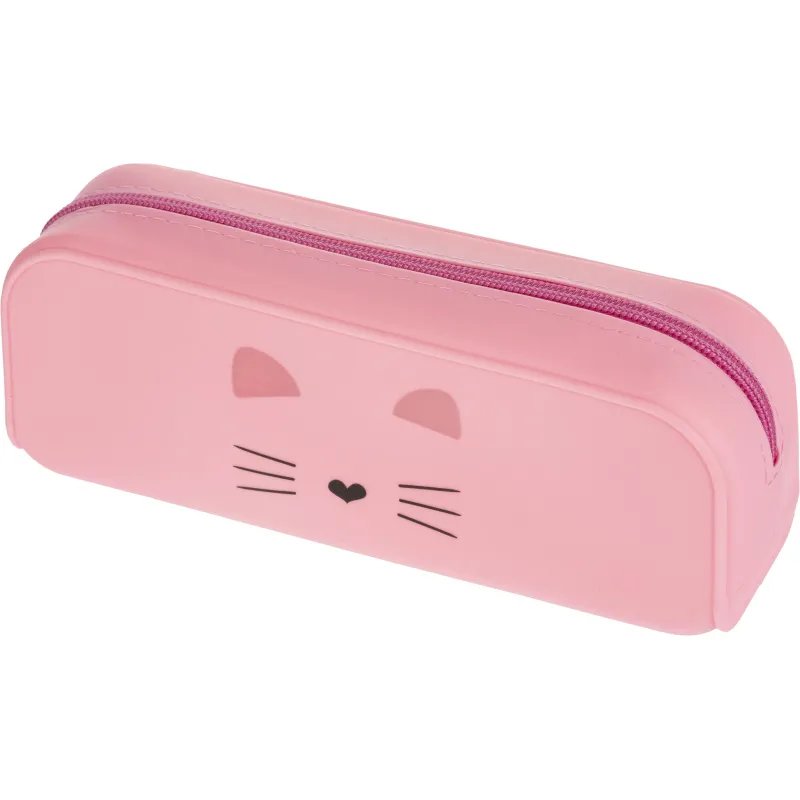 Пенал Kitty 1отд. силикон, 210x50x65 мм Комус Класс 1304715