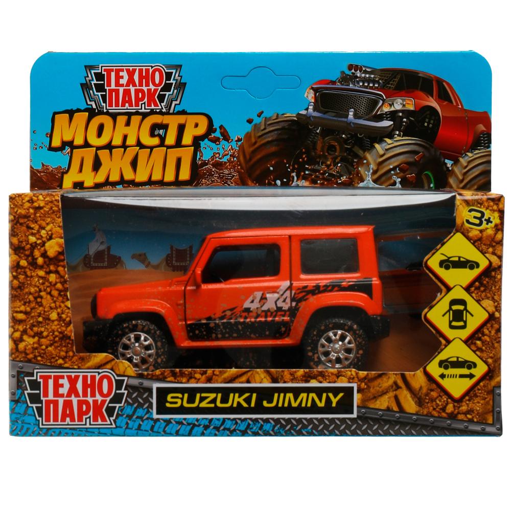 Машина металл Сузуки Джимни, 11,5 см. Технопарк JIMNY-12MUD-OG