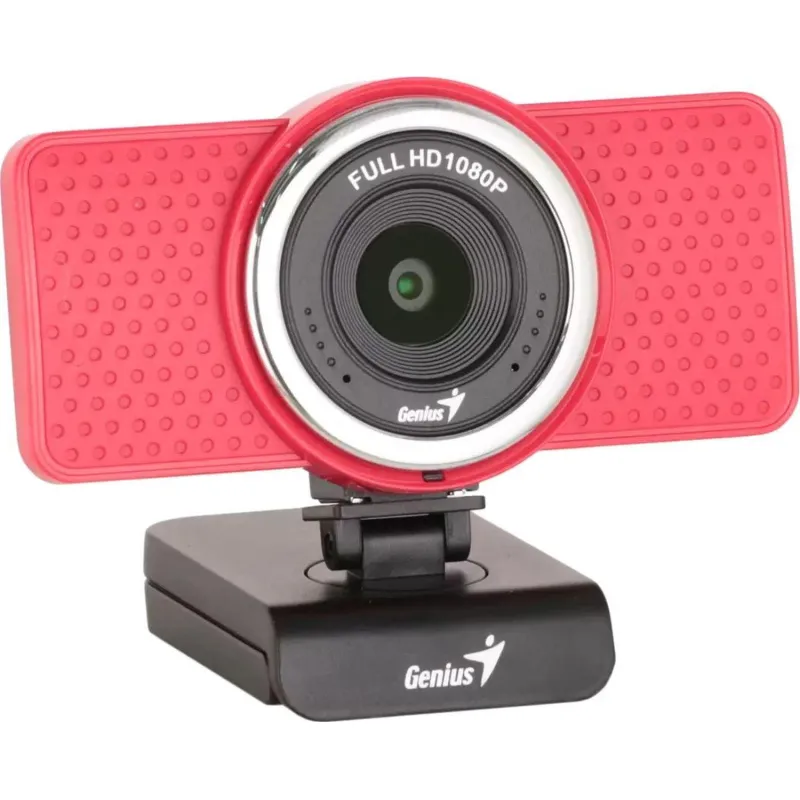 Веб-камера GENIUS ECam 8000, микрофон, 1080P, красный 1666696 32200001407