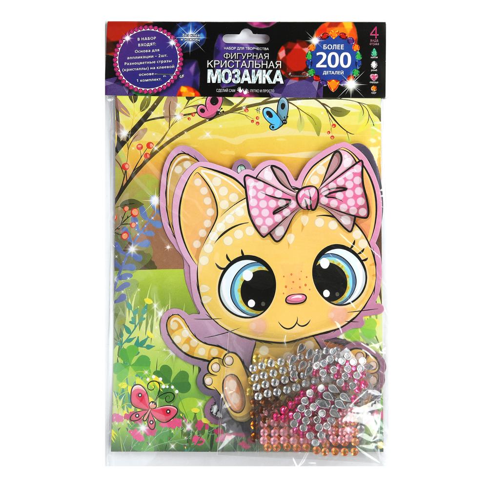 Кристальная мозаика фигурная "Корги и Кот" MultiArt CRYSTFIG-114792