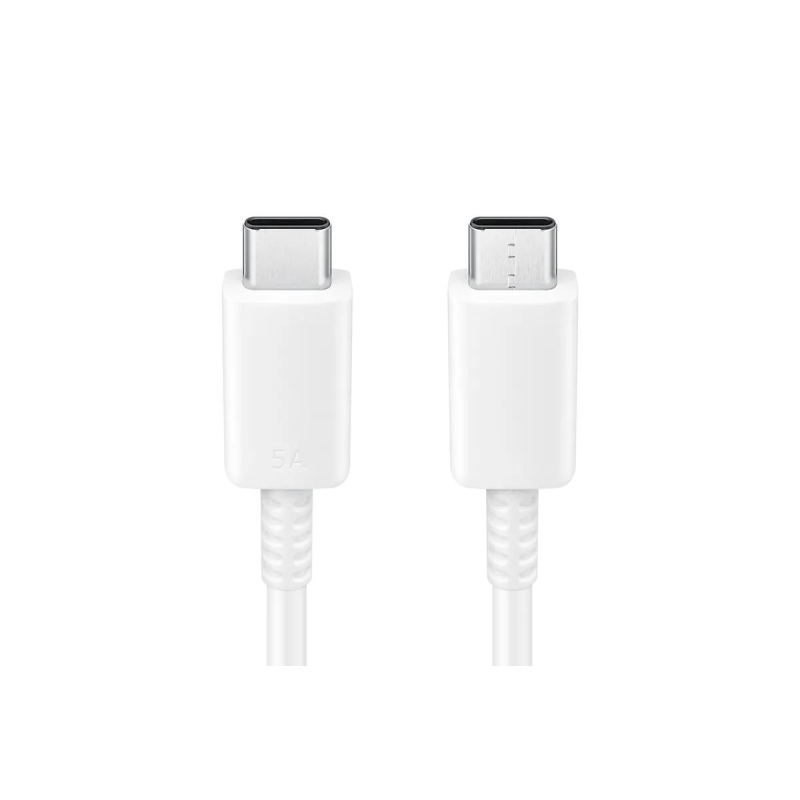 Кабель Samsung USB-C - USB-C 1m 5A EP-DN975 Белый (EP-DN975BWEGWW) 1903798
