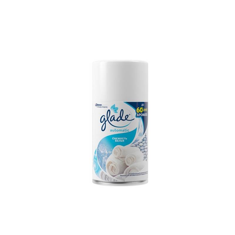 Баллон сменный для автоосвежителя Свеж-ть бел Glade 269 мл 1107663 688511