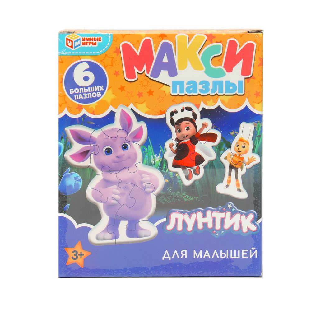 Макси-пазлы "Лунтик" 6 деталей Умные игры 4630395010276
