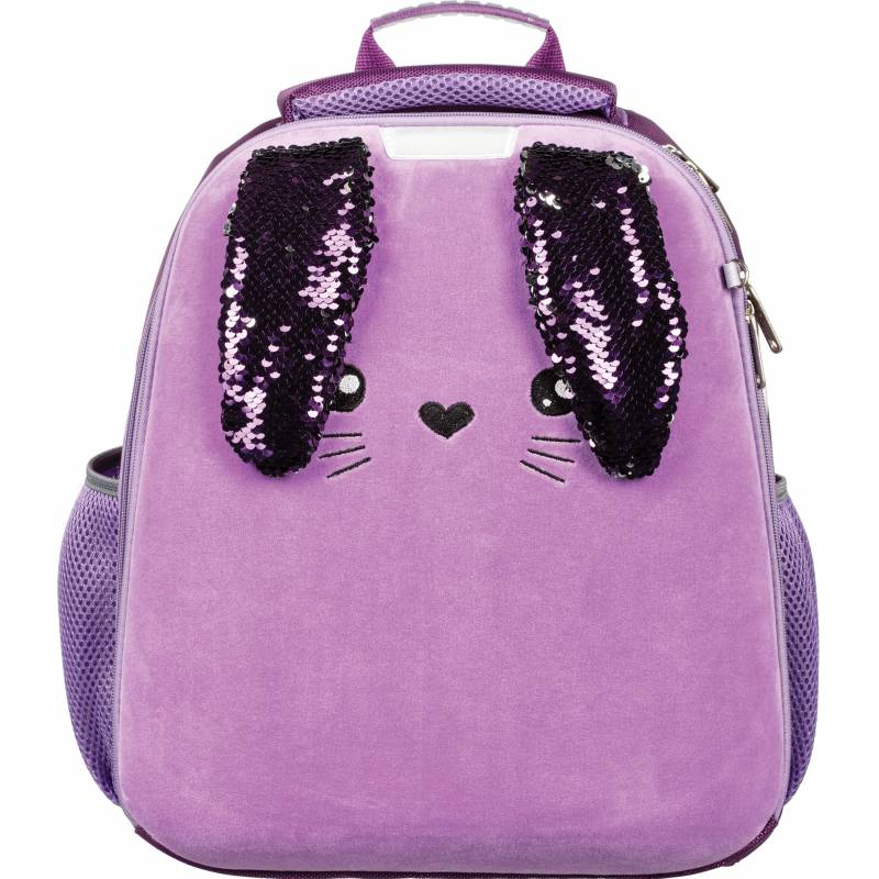 Ранец №1School Basic Bunny сиреневый, 2 отд., эргоном. Cпинка №1 School 1329641