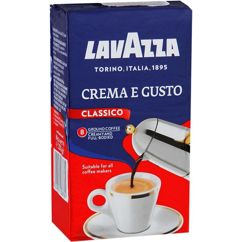 Кофе Lavazza Crema e Gusto молотый 250г 204723