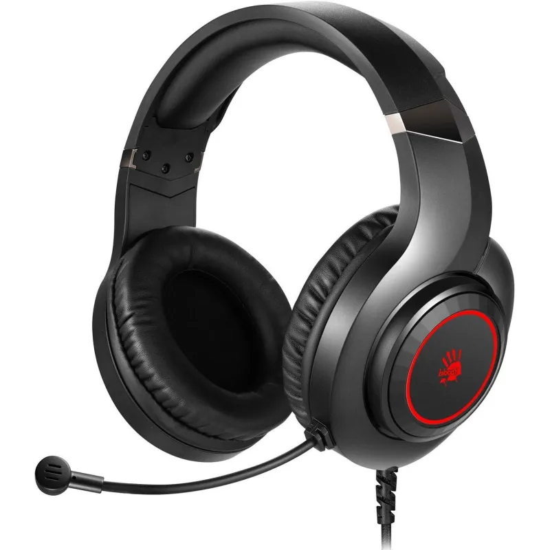 Гарнитура A4Tech Bloody (G220 AUX3.5-4PIN + USB) черный 2м мониторные 1729859