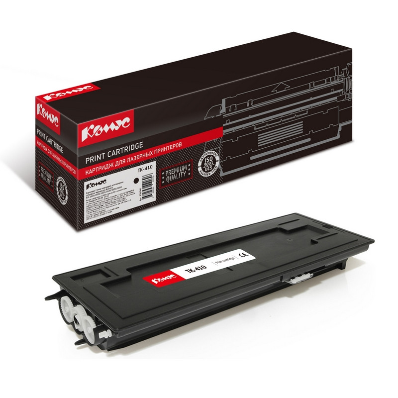 Картридж лазерный Комус TK-410 чер. для Kyocera KM 1620/1635/2020/ 856046