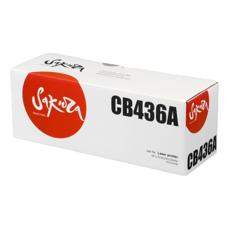 Картридж лазерный SAKURA 36A CB436A чер. для НР M1120MFP/P1505 1165880